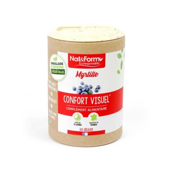 Heidelbeere Ecoresponsable Nat&Form - Dose mit 60 Kapseln