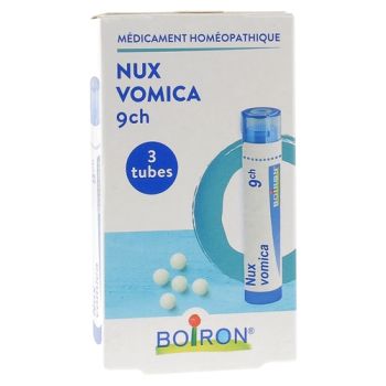 NUX VOMICA 9CH Granulat Boiron - 3 Röhrchen à 4g