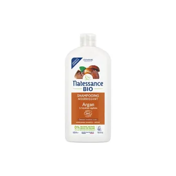 Bio Argan-Nährshampoo Natessance - 500ml Flasche