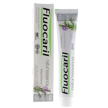 Natur'Essence Zahnpasta für weiße Zähne mit zwei Fluoriden Fluocaril - Tube mit 75 ml