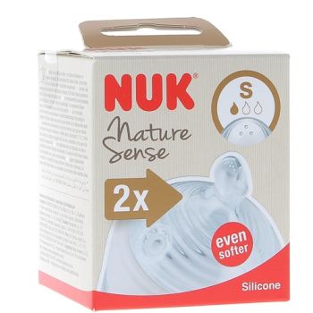 Nature Sense Silikon-Schnuller NUK - 2er-Pack Schnuller