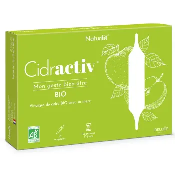 Naturfit Cidractiv bio Ineldea - Packung mit 10 Ampullen