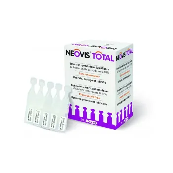 Neovis Total Emulsion ophthalmische Lubrikation - Packung mit 30 Einzeldosen zu 0,4 ml