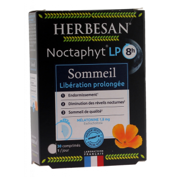 Noctaphyt LP 8h Herbesan - Packung mit 30 Tabletten