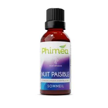 Synergie Nacht mit bio ätherischen Ölen Phimea - Flasche 30 ml