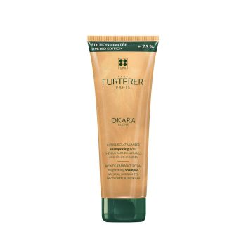Okara Blond Lichtstrahl-Ritual Shampoo für strahlendes Haar René Furterer - Flasche mit 250 ml, davon 50 ml geschenkt
