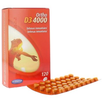 Ortho D3 4000 Immunabwehr Orthonat - Packung mit 120 Tabletten