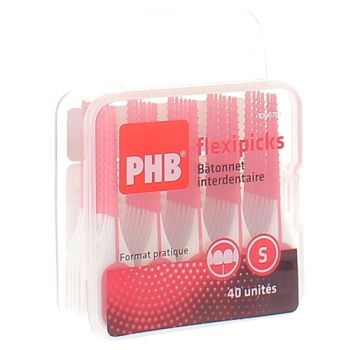 PHB Flexipicks Interdentalstäbchen Crinex - Packung mit 40 Stück
