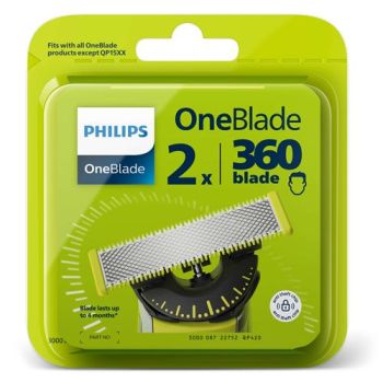 Ersatzklingen One Blade QP420/50 Philips - 2 Klingen