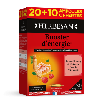 Panax Ginseng Herbesan - 20 Ampullen + 10 geschenkt