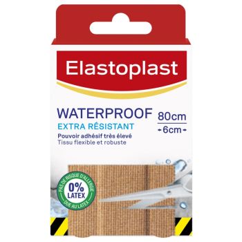 Extra widerstandsfähiges wasserdichtes Elastoplast-Pflaster - Band von 80 x 6 cm