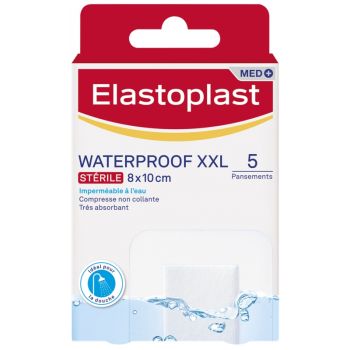 Wasserdichter XXL sterile Pflaster Elastoplast - Packung mit 5 Pflastern