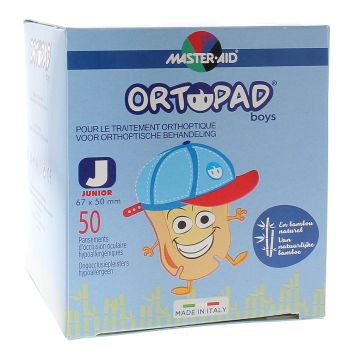 Augenpflaster Boys Ortopad - Schachtel mit 50 Pflastern