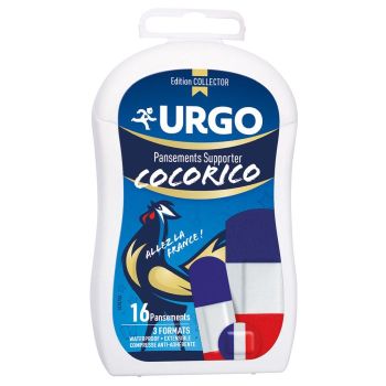 Cocorico Pflaster 3 Formate Urgo - Schachtel mit 16 Pflastern