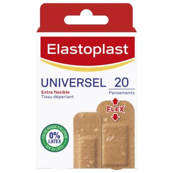 Flexible Pflaster Elastoplast - Packung mit 20 Pflastern