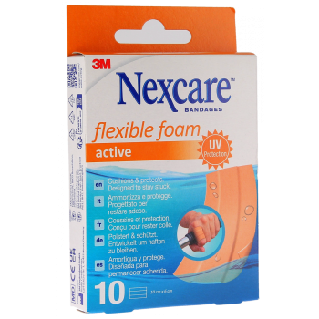 Nexcare Active Pflaster - Pack mit 10 Pflastern