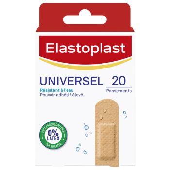 Wasserfeste Universelle Pflaster Elastoplast - Packung mit 20 Pflastern