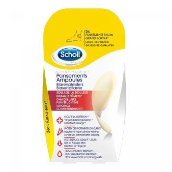 Scholl Blasenpflaster für Fersen - Packung mit 5 Pflastern