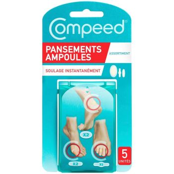 Blasenpflaster Sortiment Compeed - Schachtel mit 5 Pflastern
