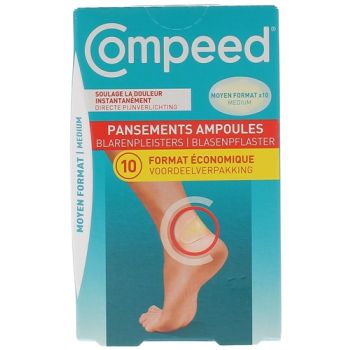 Blasenpflaster mittel Compeed - Schachtel mit 10 Pflastern