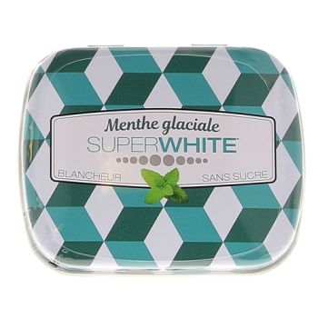 Superwhite Kühlminze Pastillen - Dose mit 50 Pastillen