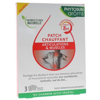 Wärmepflaster für Gelenke & Muskeln Phytosun Arôms - Packung mit 3 Pflastern