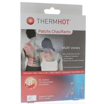 Therm°hot Mehrzonen-Wärme-Pflaster - Packung mit 2 Pflastern