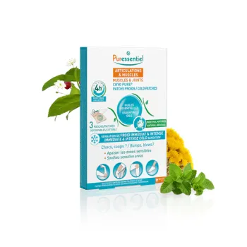 Cryo Pure Kälte-Pflaster für Gelenke & Muskeln Puressentiel - Packung mit 3 Pflastern