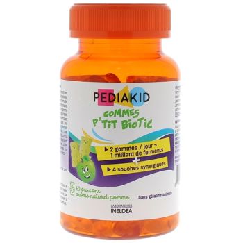 Pediakid Gummis p'tit biotic Ineldea - 60 Gummis Dose