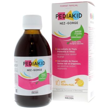 Pediakid Nasen-Rachen Geschmack Honig Zitrone - Flasche mit 250 ml