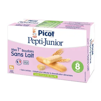 Pepti-Junior Meine ersten Kekse ohne Milch Picot - Schachtel mit 6 Beuteln &agrave; 4 Keksen