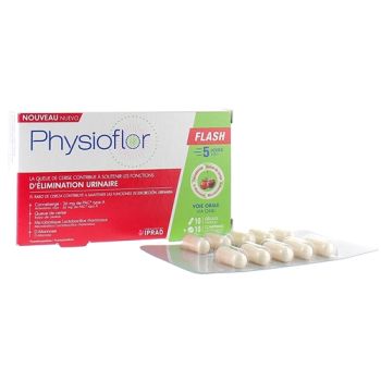 Physioflor Flash Iprad Gesundheit - Packung mit 10 Kapseln und 10 Tabletten