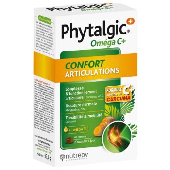 Phytalgic Omega C+ Gelenkkomfort Nutreov - Packung mit 60 Kapseln