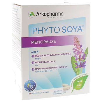 Phyto Soya Menopause Arkopharma - Packung mit 120 Kapseln