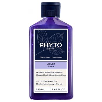 PhytoViolet Shampoo gegen Gelbstich Phyto Paris - Flasche mit 250 ml