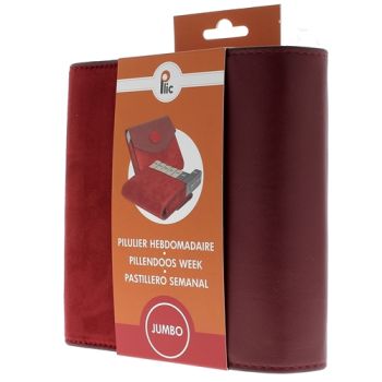 Wöchentlicher Jumbo-Velours-Tablettenbehälter Plic - ein Tablettenbehälter