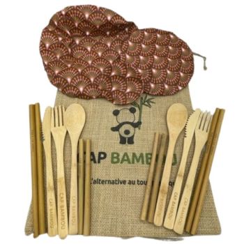 Picknick-Box Zero Waste Cap Bambou - ein Beutel