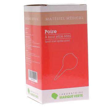 Spitz zulaufende Birne Marke Grün - Birne von 65 ml