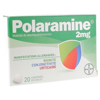Polaramine 2 mg Tablette teilbar - Packung mit 20 Tabletten