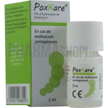 Poxkare 5% gegen Molluscum contagiosum - Flasche mit 2 ml