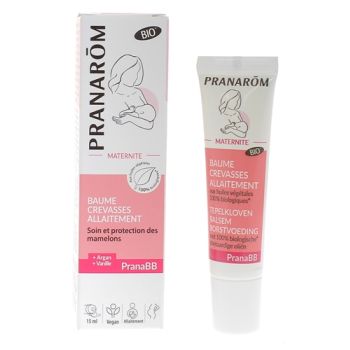 PranaBB Bio Stillbalsam für rissige Brustwarzen Pranarom - Tube mit 15 ml