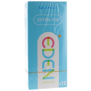 Eden Extra-dünne, gleitfähige Kondome Laboratoire Majorelle - Schachtel mit 12 Kondomen