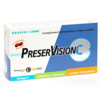 Preservision 3 Nahrungsergänzungsmittel für die Augen Bausch Lomb - Packung mit 60 Kapseln