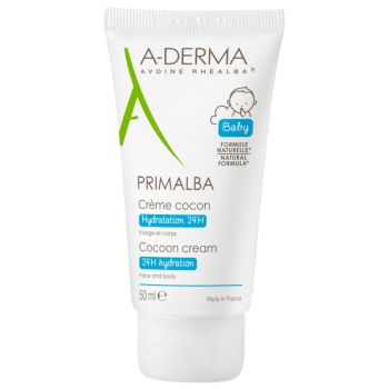Primalba Creme Cocon Hydratation 24h A-Derma - Tube mit 50 ml