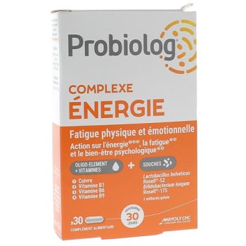 Probiolog Komplex Energie Mayoly Spindler - Packung mit 30 Kapseln