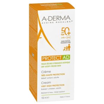 Protect AD Creme sehr hoher Schutz SPF50+ A-Derma - Tube mit 50ml