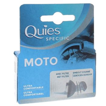 Gehörschutz Motorrad Quies - Box mit einem Paar