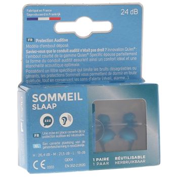 Schlafgehörschutz Quies - Box mit einem Paar