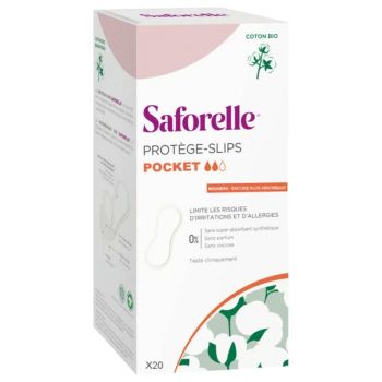 Bio-Baumwoll-Slipeinlagen Saforelle - Packung mit 20 Slipeinlagen