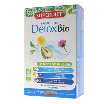 Detox-Protokoll Bio Super Diet - Packung mit 30 Ampullen